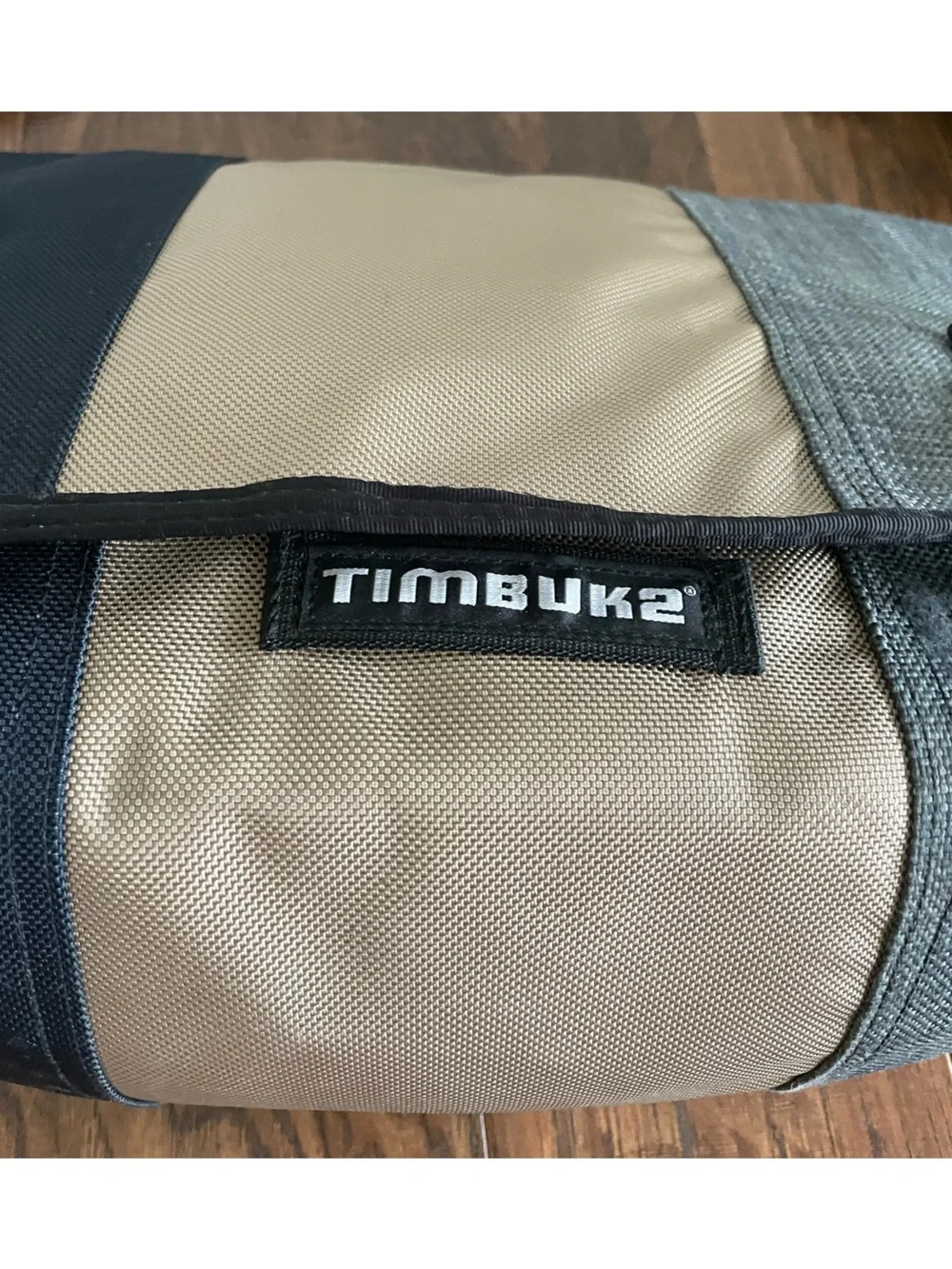 Timbuk2 Messenger Bag in Black, Tan & Gray